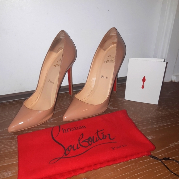 Christian Louboutin Pigalle 120 Patent Pump - Picture 1 of 9